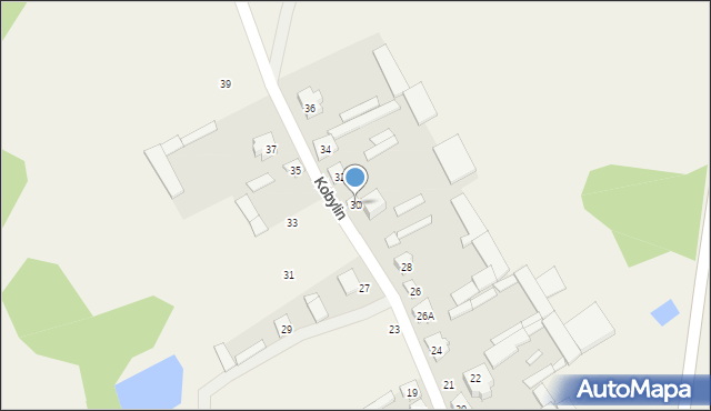Kobylin, Kobylin, 30, mapa Kobylin