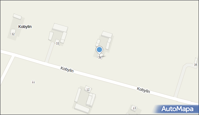 Kobylin, Kobylin, 34, mapa Kobylin