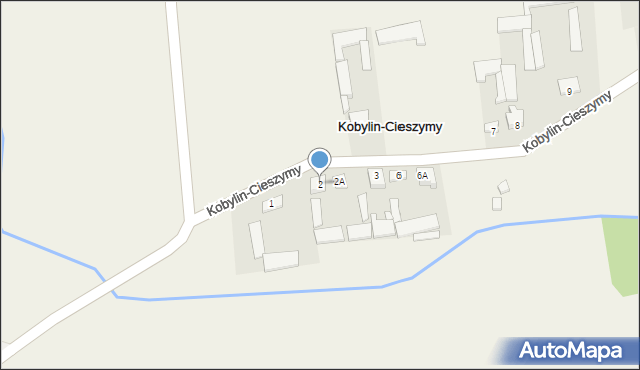 Kobylin-Cieszymy, Kobylin-Cieszymy, 2, mapa Kobylin-Cieszymy