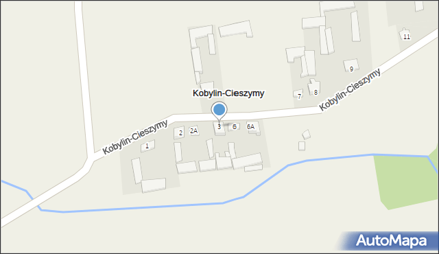 Kobylin-Cieszymy, Kobylin-Cieszymy, 3, mapa Kobylin-Cieszymy