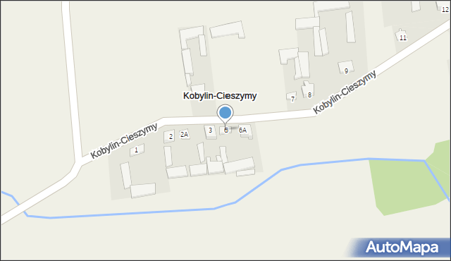 Kobylin-Cieszymy, Kobylin-Cieszymy, 6, mapa Kobylin-Cieszymy