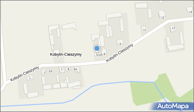 Kobylin-Cieszymy, Kobylin-Cieszymy, 7, mapa Kobylin-Cieszymy