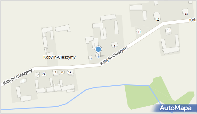 Kobylin-Cieszymy, Kobylin-Cieszymy, 8, mapa Kobylin-Cieszymy