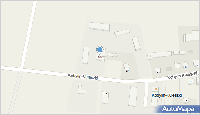 Kobylin-Kuleszki, Kobylin-Kuleszki, 10A, mapa Kobylin-Kuleszki