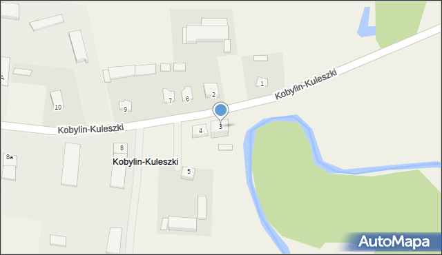 Kobylin-Kuleszki, Kobylin-Kuleszki, 3, mapa Kobylin-Kuleszki