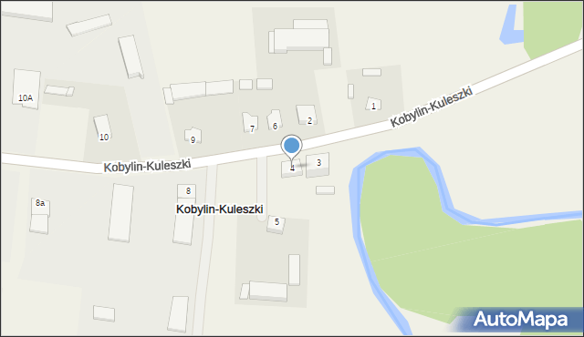 Kobylin-Kuleszki, Kobylin-Kuleszki, 4, mapa Kobylin-Kuleszki