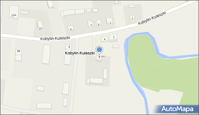 Kobylin-Kuleszki, Kobylin-Kuleszki, 5, mapa Kobylin-Kuleszki