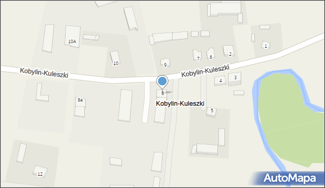 Kobylin-Kuleszki, Kobylin-Kuleszki, 8, mapa Kobylin-Kuleszki