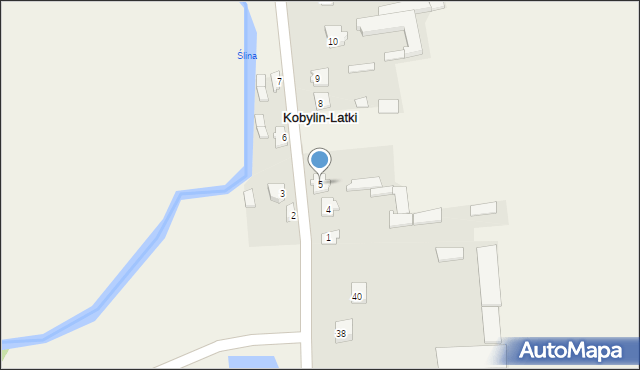 Kobylin-Latki, Kobylin-Latki, 5, mapa Kobylin-Latki
