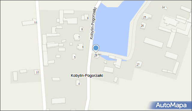 Kobylin-Pogorzałki, Kobylin-Pogorzałki, 28, mapa Kobylin-Pogorzałki