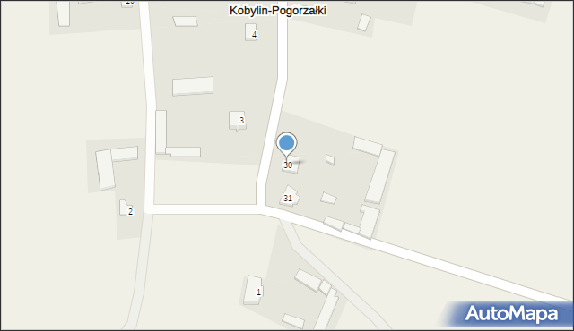 Kobylin-Pogorzałki, Kobylin-Pogorzałki, 30, mapa Kobylin-Pogorzałki