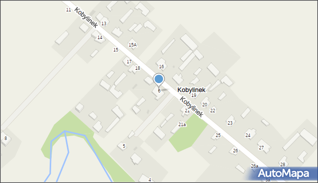 Kobylinek, Kobylinek, 6, mapa Kobylinek