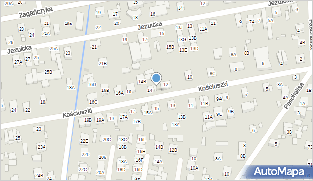 Kobyłka, Kościuszki Tadeusza, gen., 14A, mapa Kobyłka