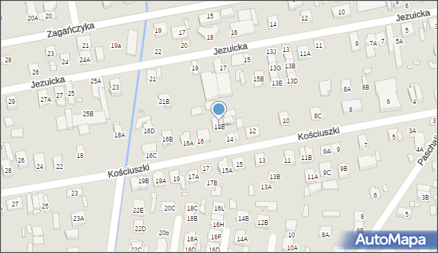 Kobyłka, Kościuszki Tadeusza, gen., 14B, mapa Kobyłka