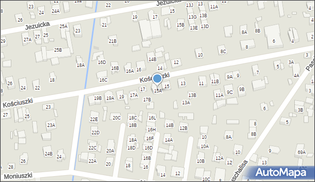 Kobyłka, Kościuszki Tadeusza, gen., 15A, mapa Kobyłka