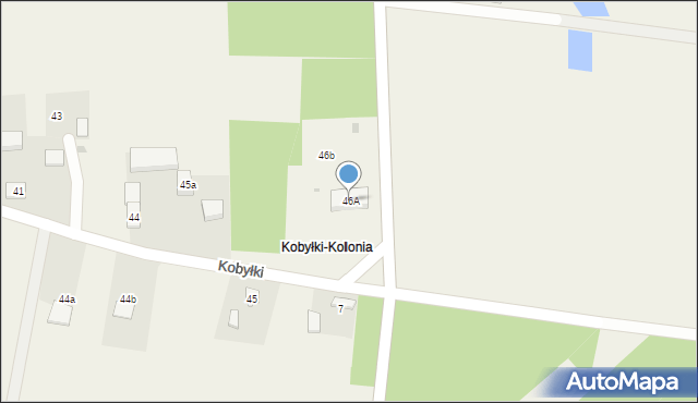 Kobyłki, Kobyłki, 46A, mapa Kobyłki