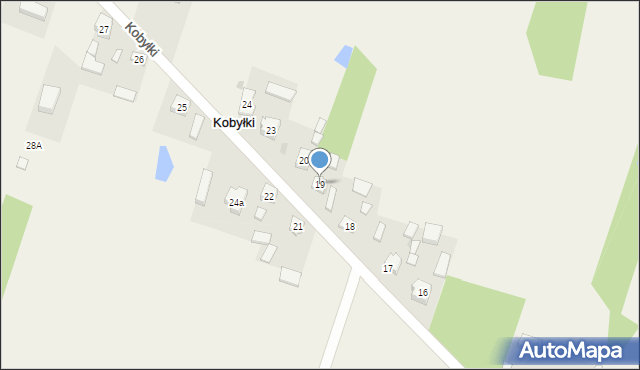 Kobyłki, Kobyłki, 19, mapa Kobyłki