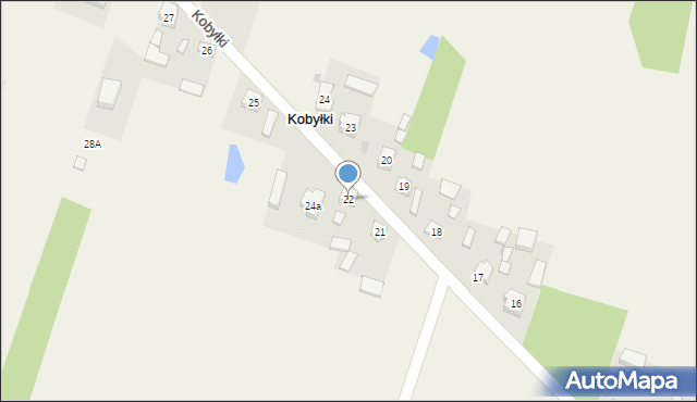 Kobyłki, Kobyłki, 22, mapa Kobyłki