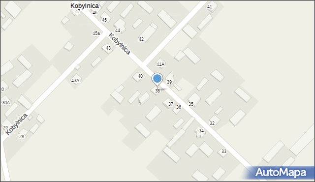 Kobylnica, Kobylnica, 38, mapa Kobylnica