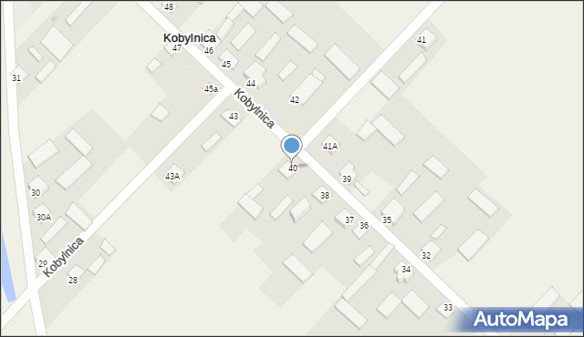 Kobylnica, Kobylnica, 40, mapa Kobylnica