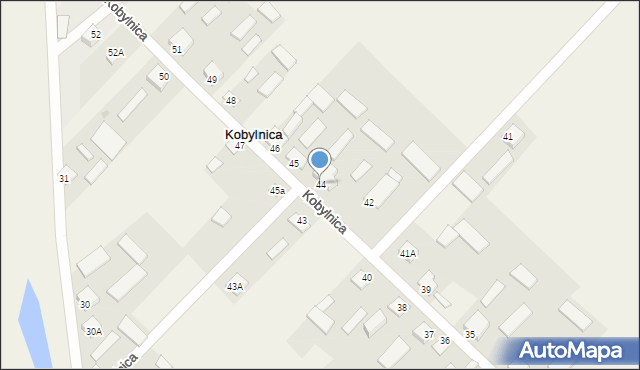 Kobylnica, Kobylnica, 44, mapa Kobylnica