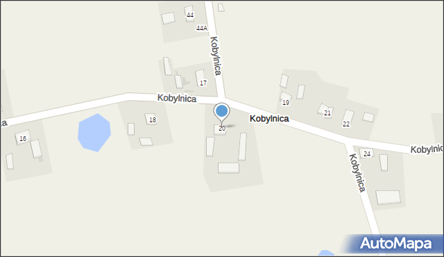 Kobylnica, Kobylnica, 20, mapa Kobylnica