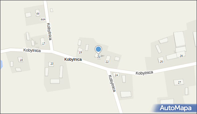 Kobylnica, Kobylnica, 21, mapa Kobylnica