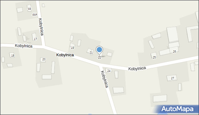 Kobylnica, Kobylnica, 22, mapa Kobylnica