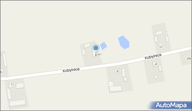 Kobylnica, Kobylnica, 8, mapa Kobylnica