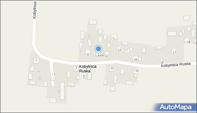 Kobylnica Ruska, Kobylnica Ruska, 7, mapa Kobylnica Ruska