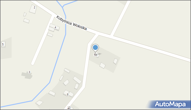 Kobylnica Wołoska, Kobylnica Wołoska, 5A, mapa Kobylnica Wołoska