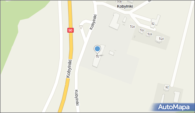 Kobylniki, Kobylniki, 51, mapa Kobylniki