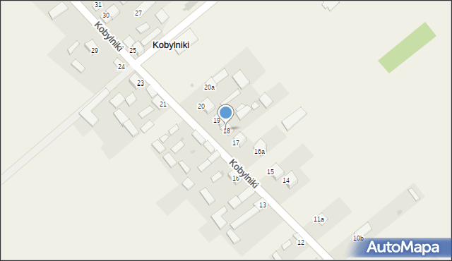 Kobylniki, Kobylniki, 18, mapa Kobylniki