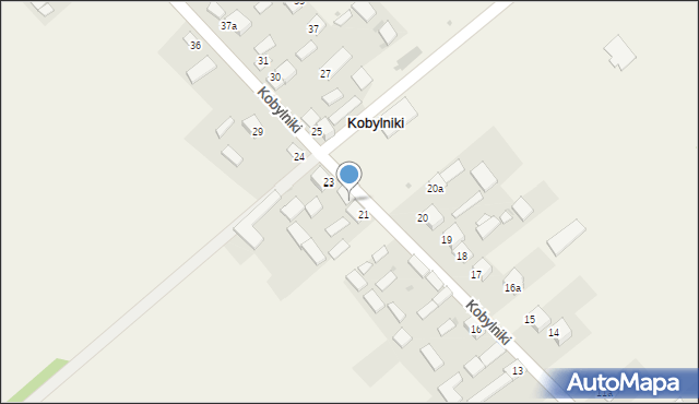 Kobylniki, Kobylniki, 22, mapa Kobylniki