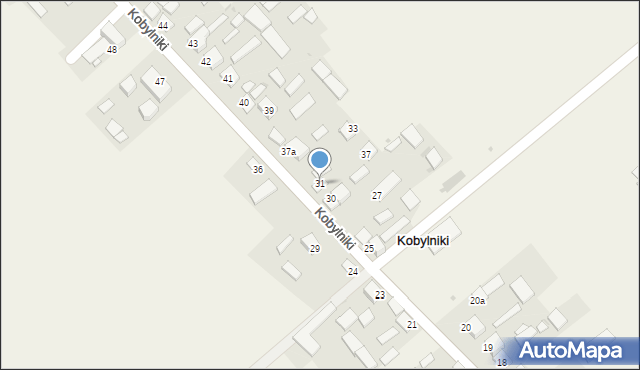 Kobylniki, Kobylniki, 31, mapa Kobylniki