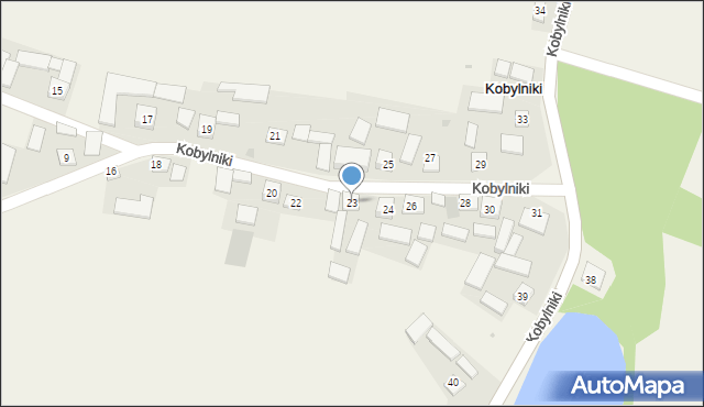 Kobylniki, Kobylniki, 23, mapa Kobylniki