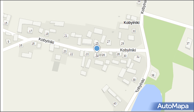 Kobylniki, Kobylniki, 24, mapa Kobylniki