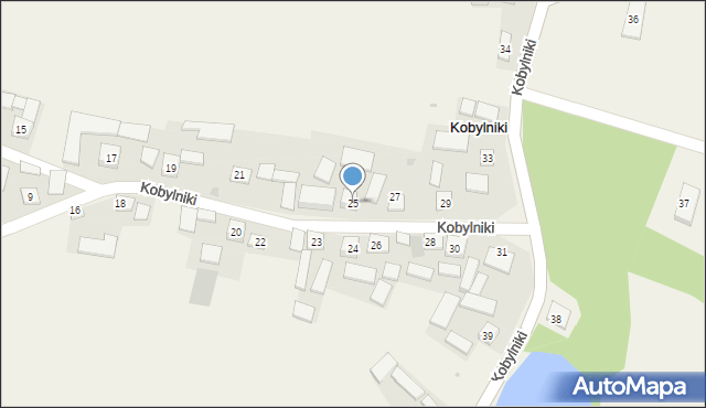 Kobylniki, Kobylniki, 25, mapa Kobylniki