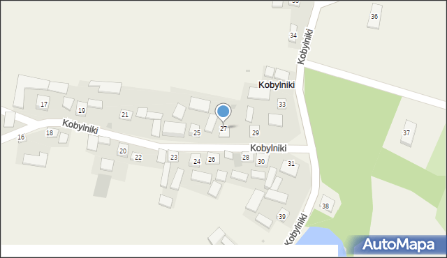 Kobylniki, Kobylniki, 27, mapa Kobylniki