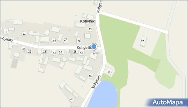 Kobylniki, Kobylniki, 31, mapa Kobylniki