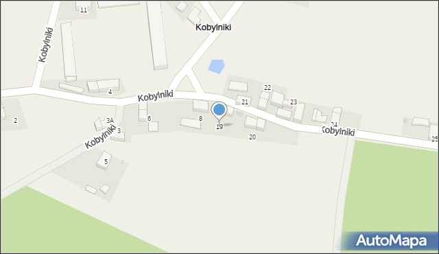 Kobylniki, Kobylniki, 19, mapa Kobylniki