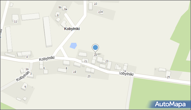 Kobylniki, Kobylniki, 22, mapa Kobylniki