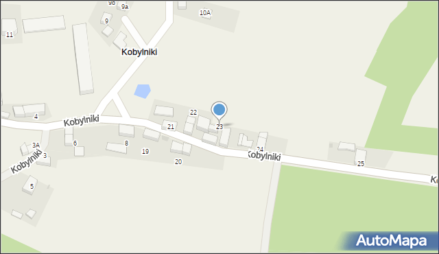 Kobylniki, Kobylniki, 23, mapa Kobylniki