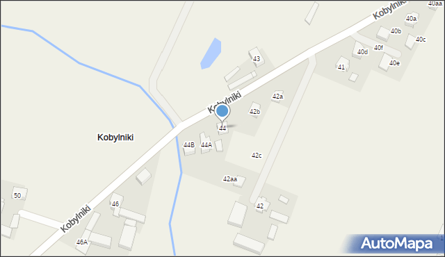 Kobylniki, Kobylniki, 44, mapa Kobylniki