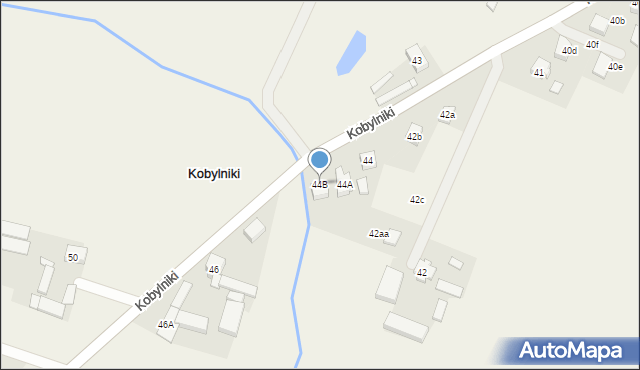 Kobylniki, Kobylniki, 44B, mapa Kobylniki