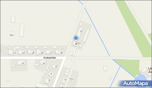 Kobylniki, Kobylniki, 19, mapa Kobylniki