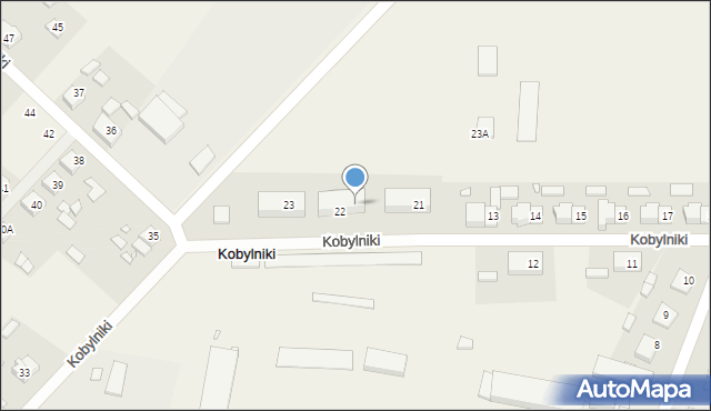 Kobylniki, Kobylniki, 22a, mapa Kobylniki