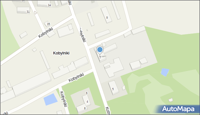 Kobylniki, Kobylniki, 7, mapa Kobylniki