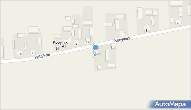 Kobylniki, Kobylniki, 12, mapa Kobylniki