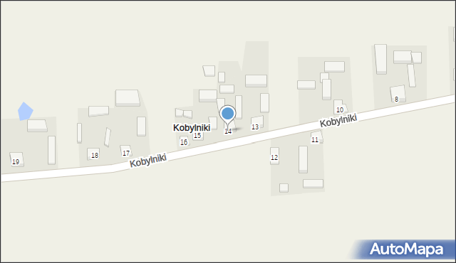 Kobylniki, Kobylniki, 14, mapa Kobylniki